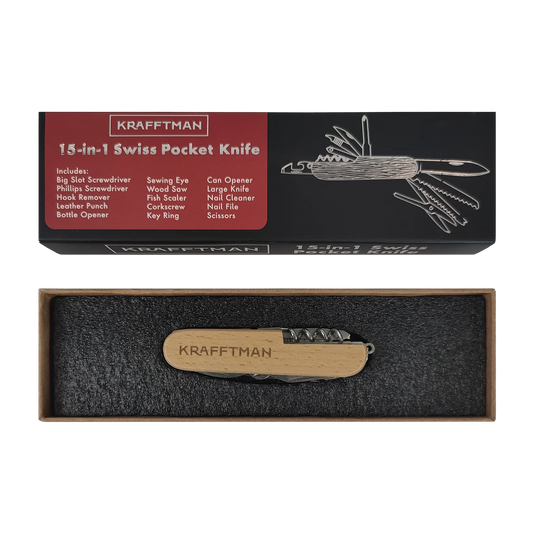 Krafftman - Swiss Pocket Knife 15 in 1