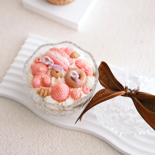 Vanilla Caramel Bowl Candle | Miss Blooms