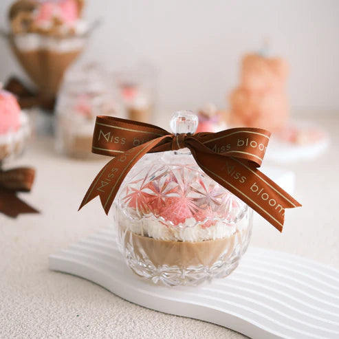 Vanilla Caramel Bowl Candle | Miss Blooms