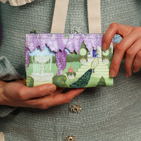 Regency Gardens Compact Folding Wallet | Vendula London