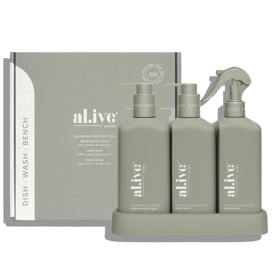 Kitchen Trio | Willow Gum & Lemon Myrtle | al.ive