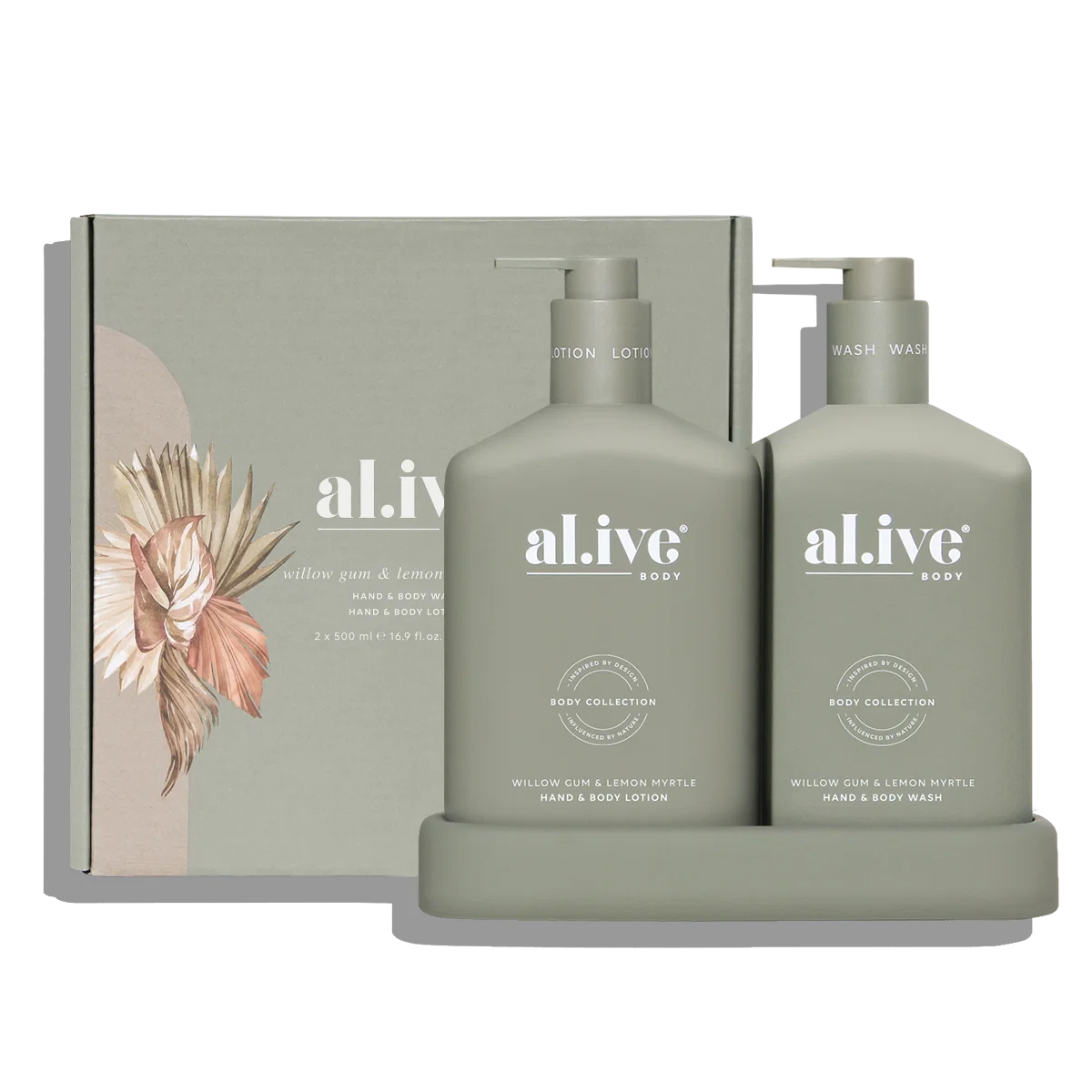 Bathroom Duo | Hand & Wash & Lotion | Willow Gum & Lemon Myrtle | al.ive