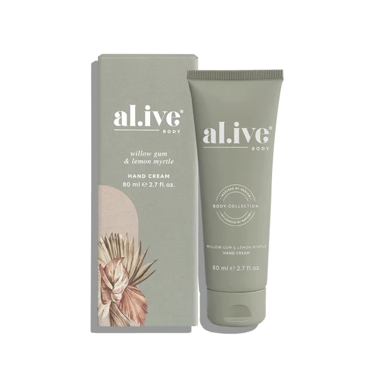 Hand Cream 80ml | Willow Gum & Lemon Myrtle | al.ive