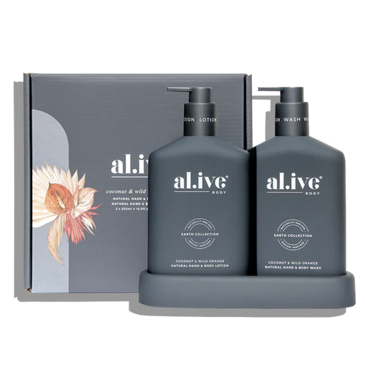 Wash & Lotion Duo | Coconut & Wild Orange | al.ive