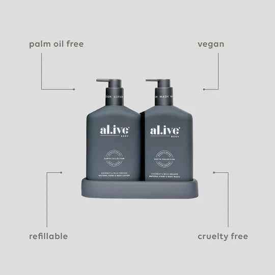 Wash & Lotion Duo | Coconut & Wild Orange | al.ive