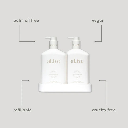 Wash & Lotion Duo | Mango & Lychee | al.ive