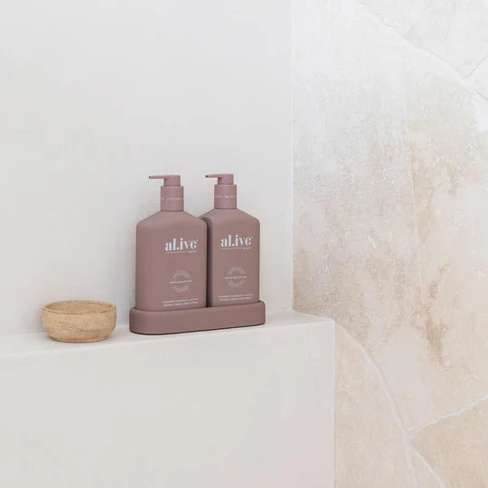 Bathroom Duo | Hand & Wash & Lotion | Raspberry Blossom & Juniper | al.ive