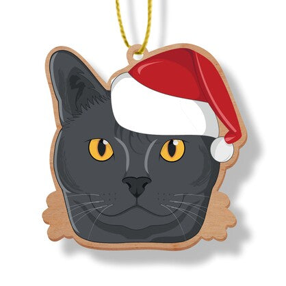 Australian Made Wooden Christmas Ornaments - Cats & Dogs