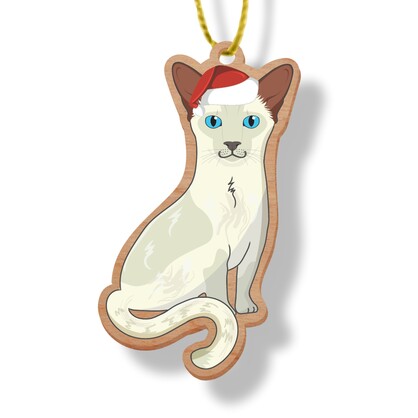 Australian Made Wooden Christmas Ornaments - Cats & Dogs