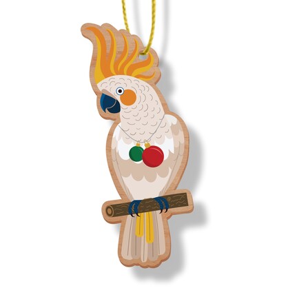 Australian Made Wooden Christmas Ornaments - Australian