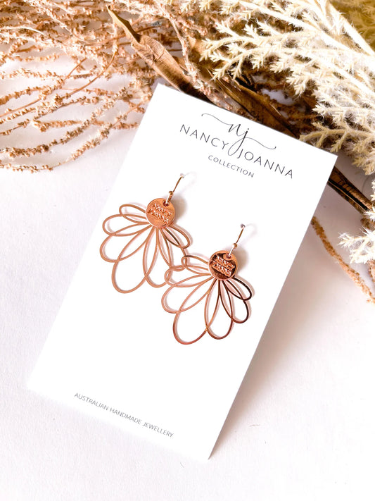 Water Lilly Lace Earrings | Nancy Joanna
