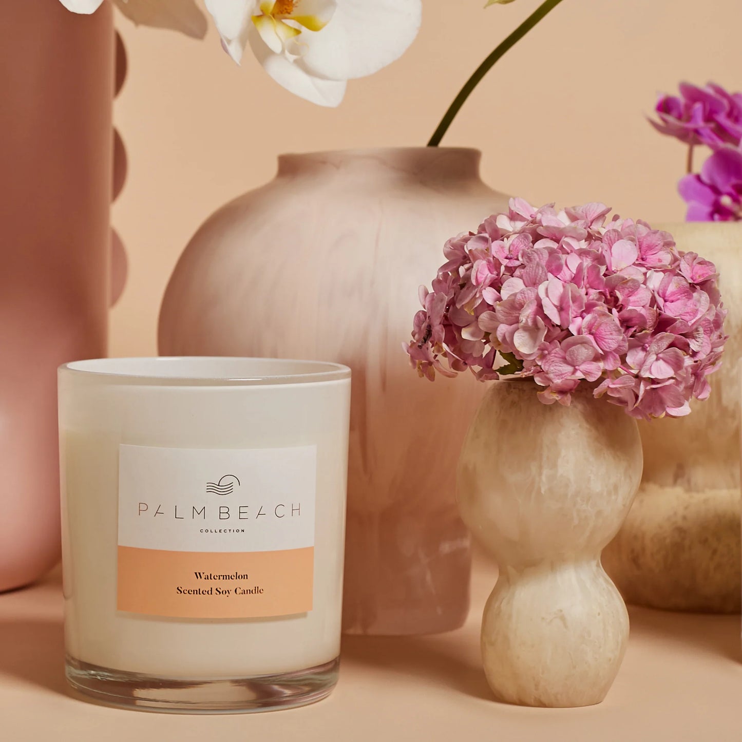 Watermelon Scented Candle 420g | Palm Beach