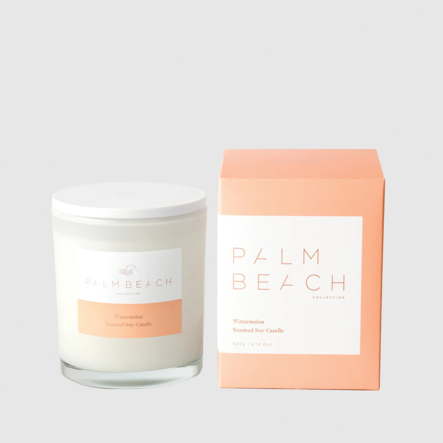 Watermelon Scented Candle 420g | Palm Beach