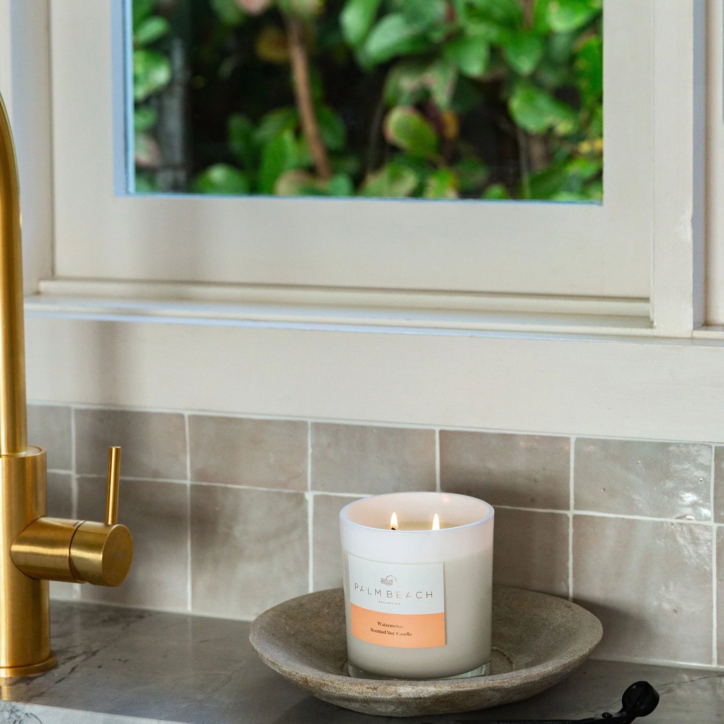 Watermelon Scented Candle 420g | Palm Beach