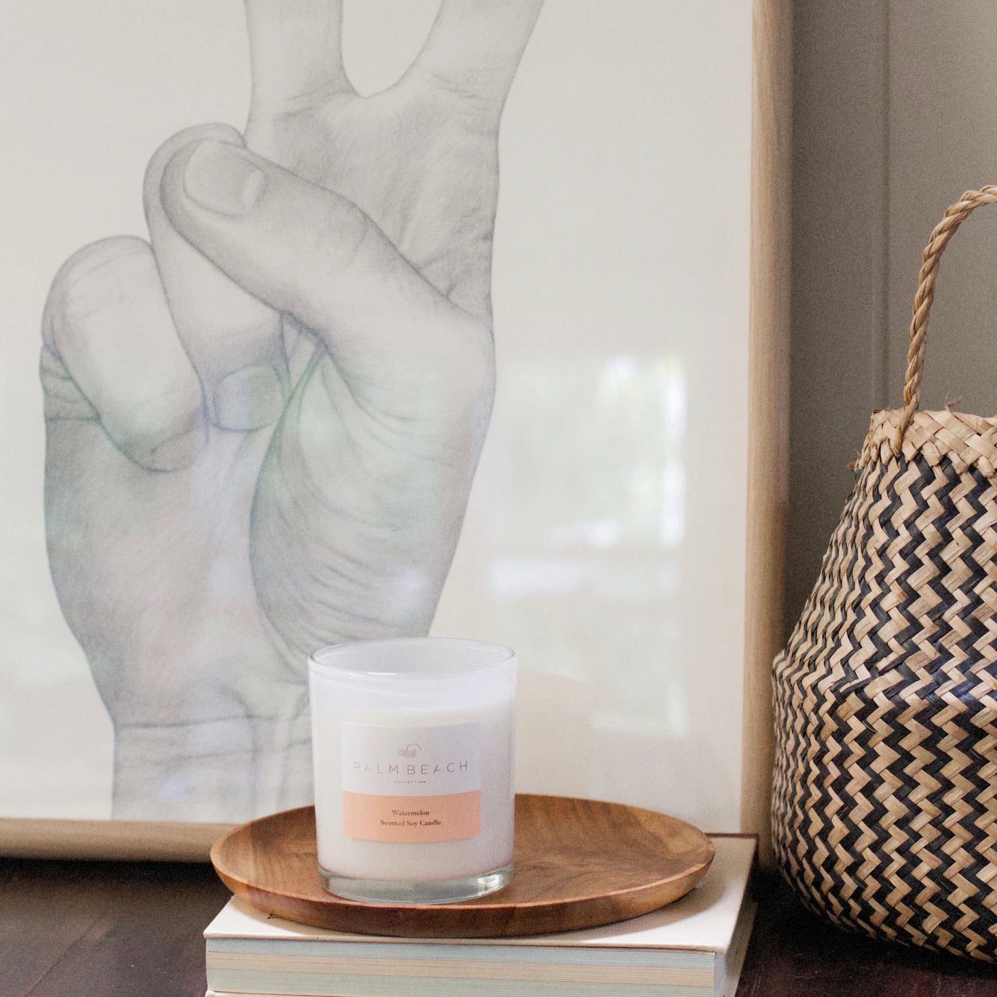 Watermelon Scented Candle 420g | Palm Beach