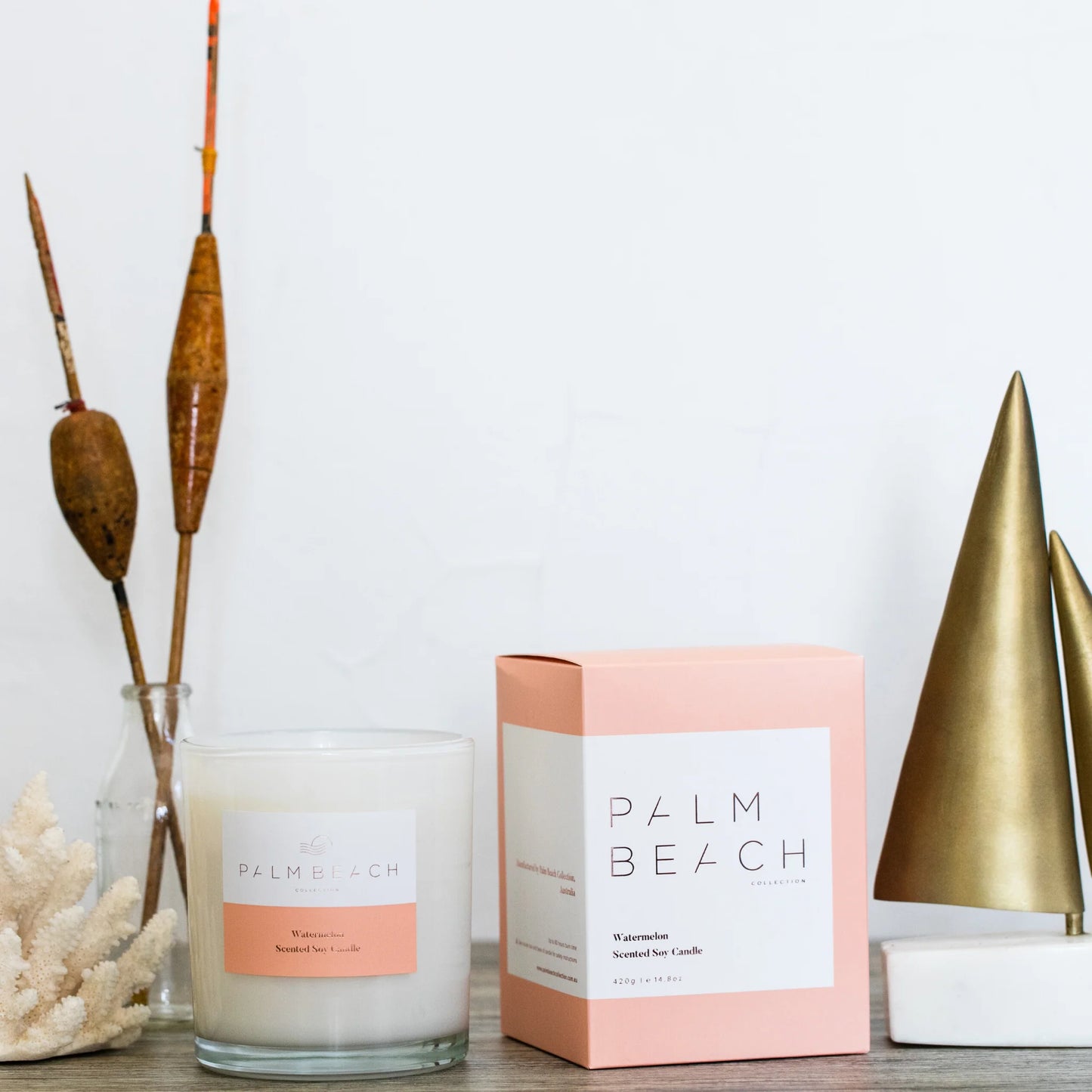 Watermelon Scented Candle 420g | Palm Beach
