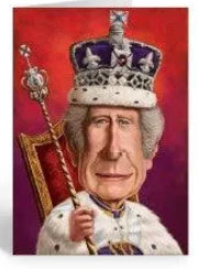 King Charles - Greeting Cards - Blank. Loudmouth Rang