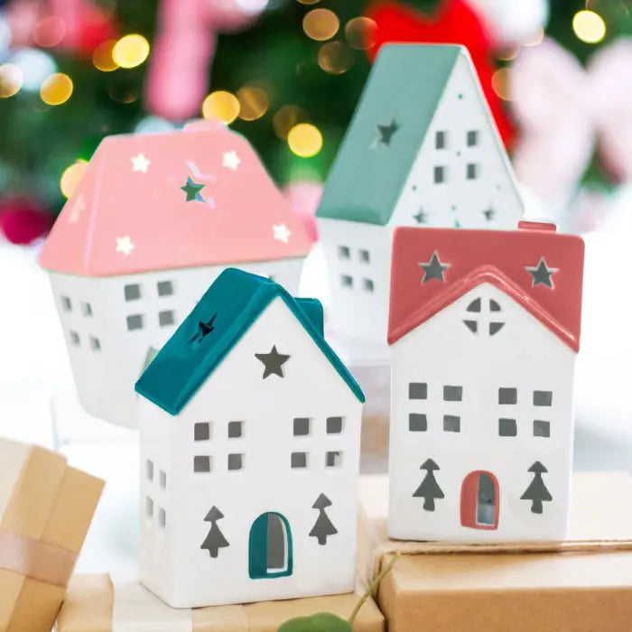 Christmas Light Up Ceramic House | Splosh