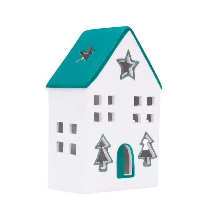 Christmas Light Up Ceramic House | Splosh