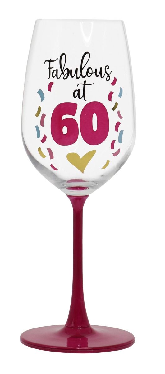 Fabulous 60 Wine Glass