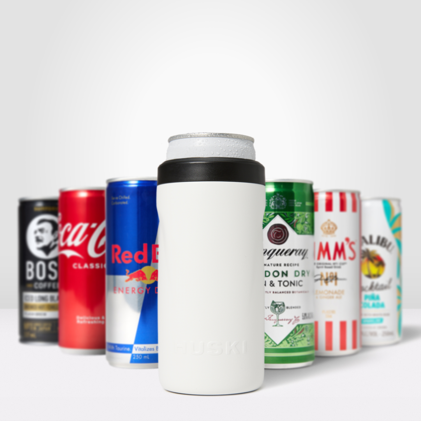 NEW: Huski Slim Can Cooler - White