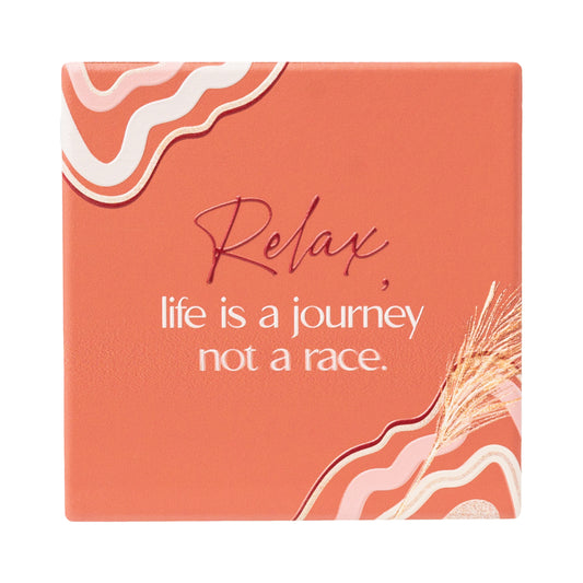 Desert Dunes Relax Ceramic Coaster