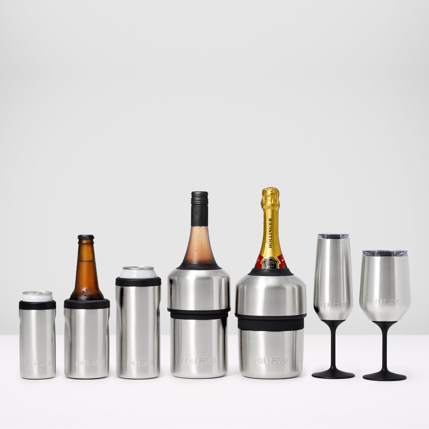 Huski Wine Tumbler 2.0 - Brushed Stainless