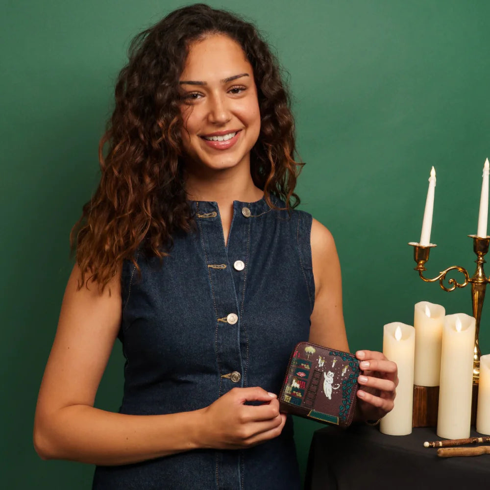 Mystic Wicks Candle and Wandmakers Square Wallet | Vendula London