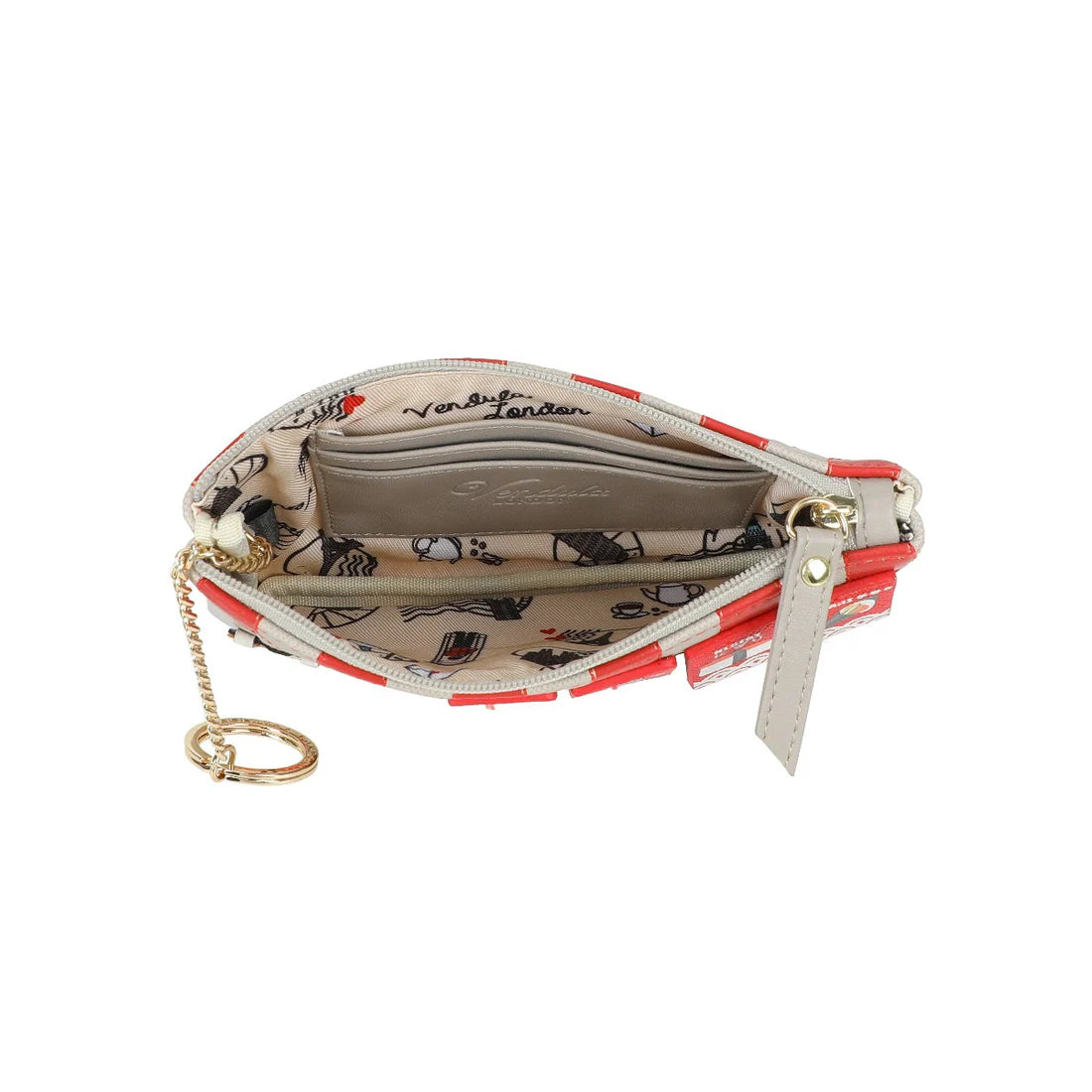 Vendula | Sushi Grey Edition Zipper Key Coin Purse | Vendula London