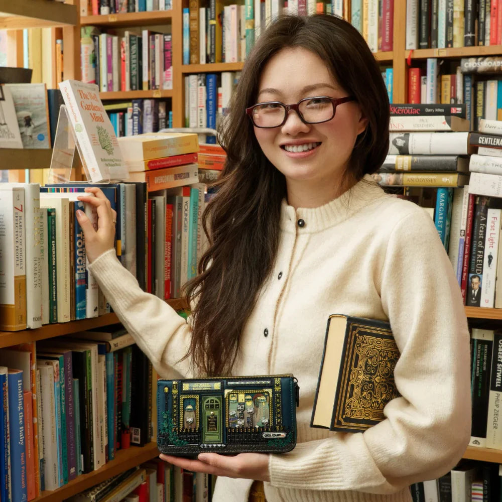 Between the Covers Bookbinders Large Ziparound Wallet | Vendula London