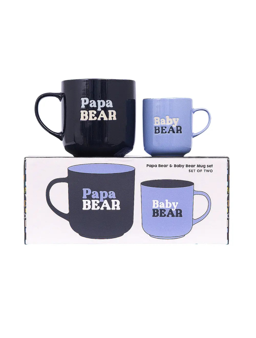 Father's Day Dad & Baby Bear Mug Set | Splosh