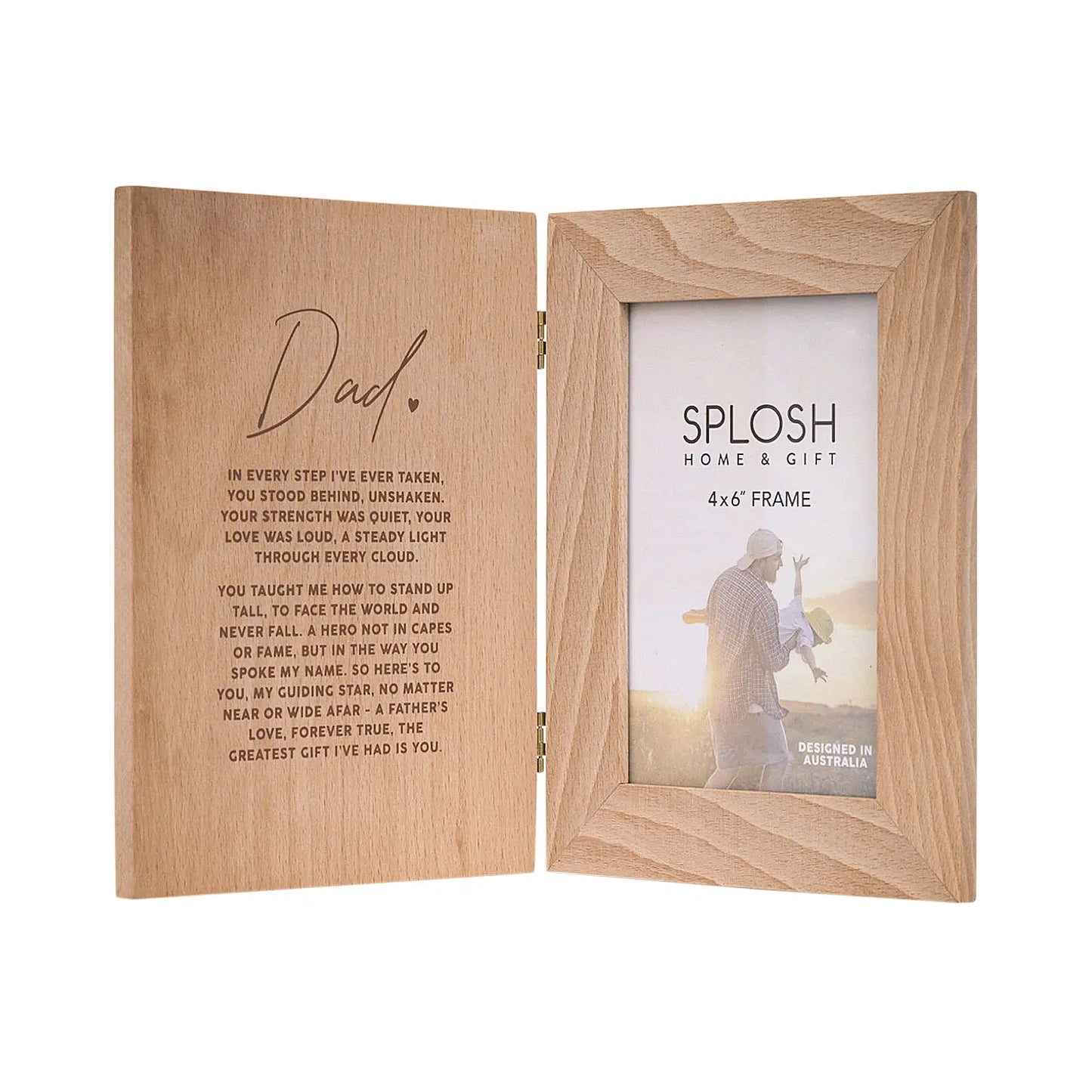 Father's Day Dad Verse With Frame | Splosh