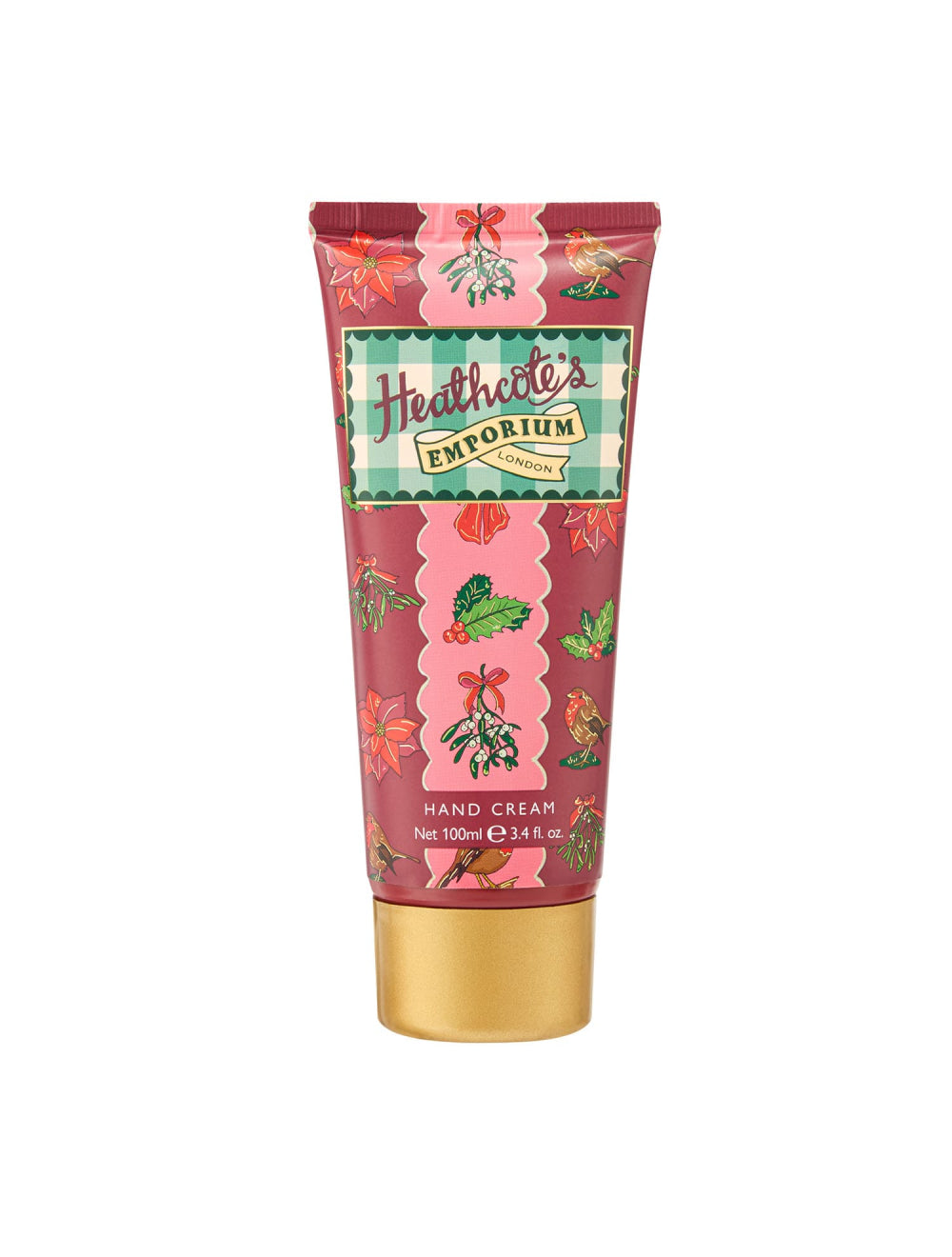 Festive Robin Hand Cream in Tin | Heathcote's Emporium