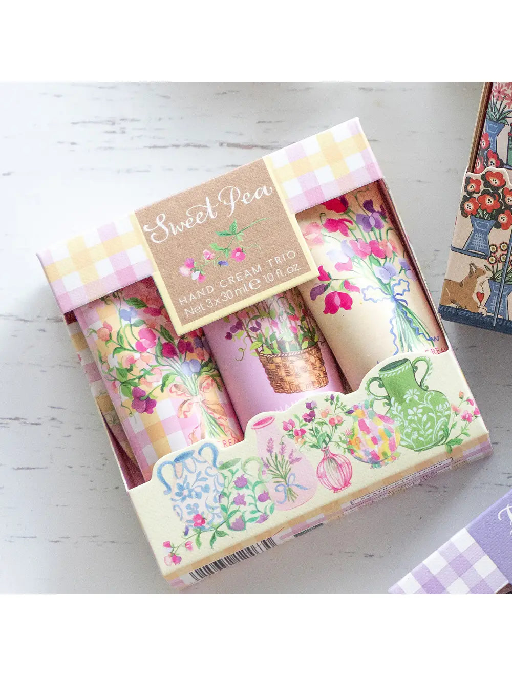 Sweet Pea Hand Cream Trio | Heathcote & Ivory