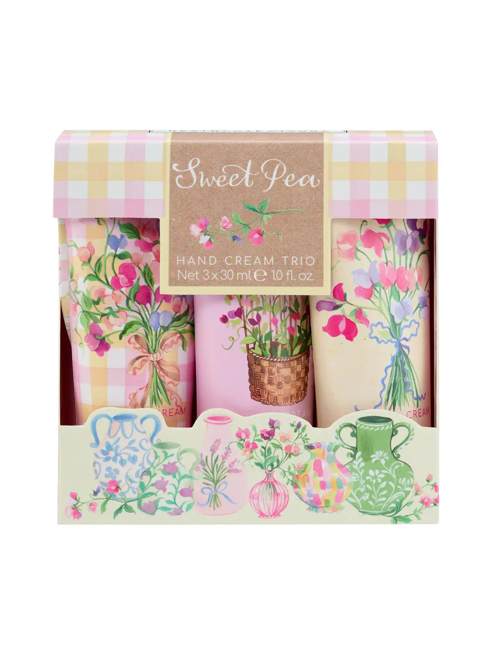 Sweet Pea Hand Cream Trio | Heathcote & Ivory