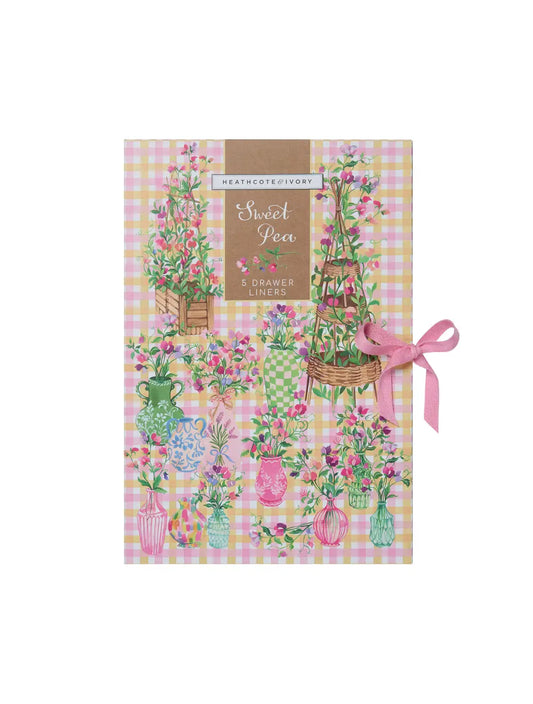 Sweet Pea Scented Drawer Liners | Heathcote & Ivory