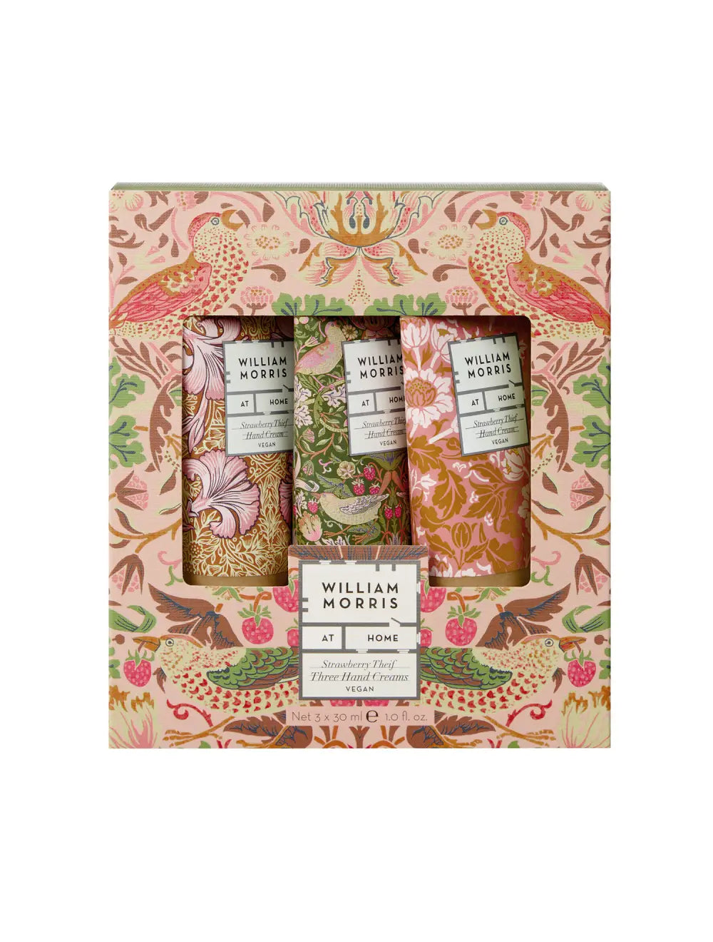 The Voyager Strawberry Thief Hand Cream Trio | William Morris at Home