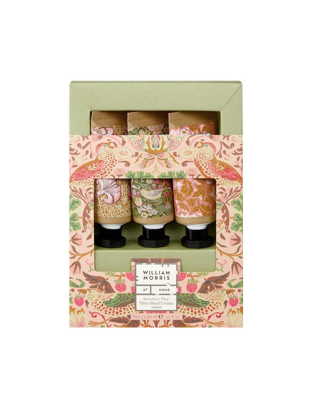 The Voyager Strawberry Thief Hand Cream Trio | William Morris at Home
