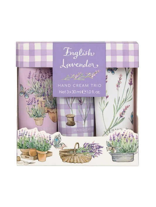 Lavender Hand Cream Trio | Heathcote & Ivory