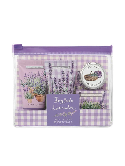 Lavender Mini Sleep Essentials Set | Heathcote & Ivory
