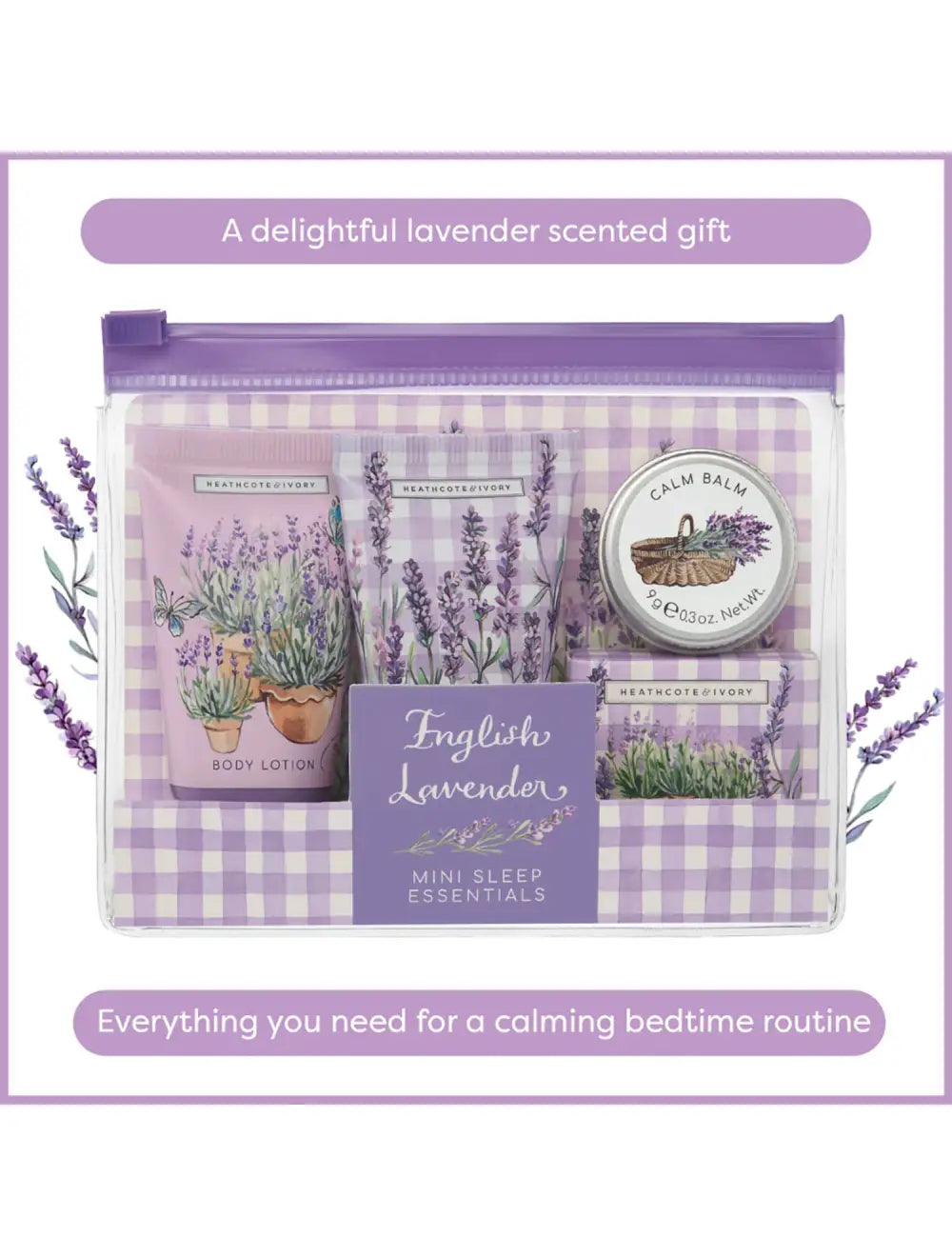 Lavender Mini Sleep Essentials Set | Heathcote & Ivory