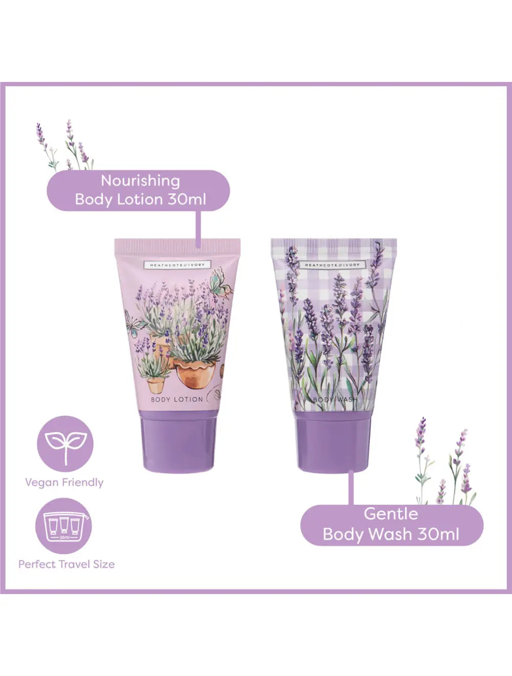 Lavender Mini Sleep Essentials Set | Heathcote & Ivory