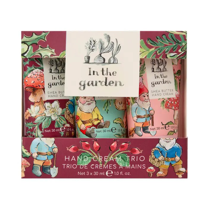 In The Garden Festive Collection Hand Cream Trio | Heathcote & Ivory