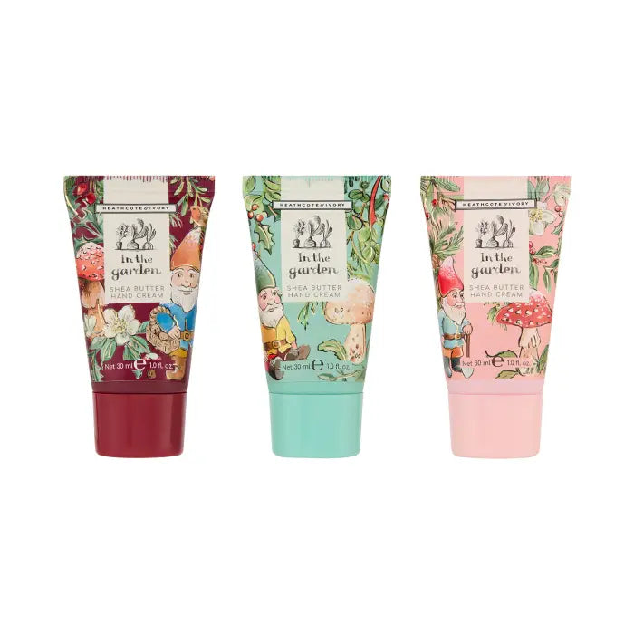 In The Garden Festive Collection Hand Cream Trio | Heathcote & Ivory