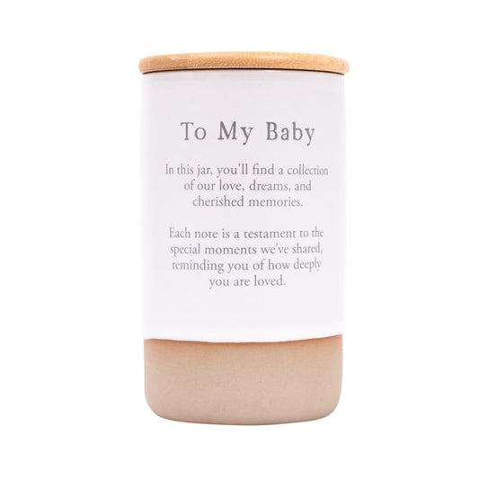 Skip to the beginning of the images gallery Heartfelt Jar of Baby Memories