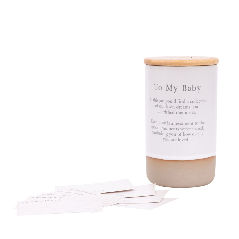 Skip to the beginning of the images gallery Heartfelt Jar of Baby Memories