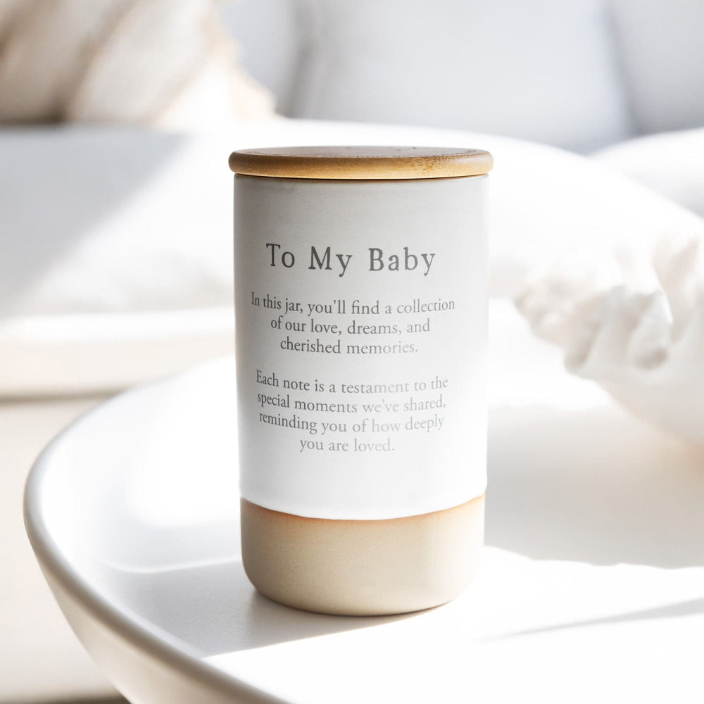 Skip to the beginning of the images gallery Heartfelt Jar of Baby Memories