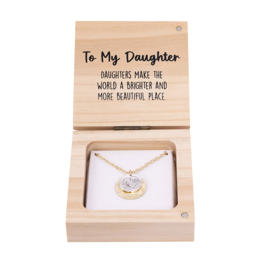 To My Daughter Necklace | Heart & Soul