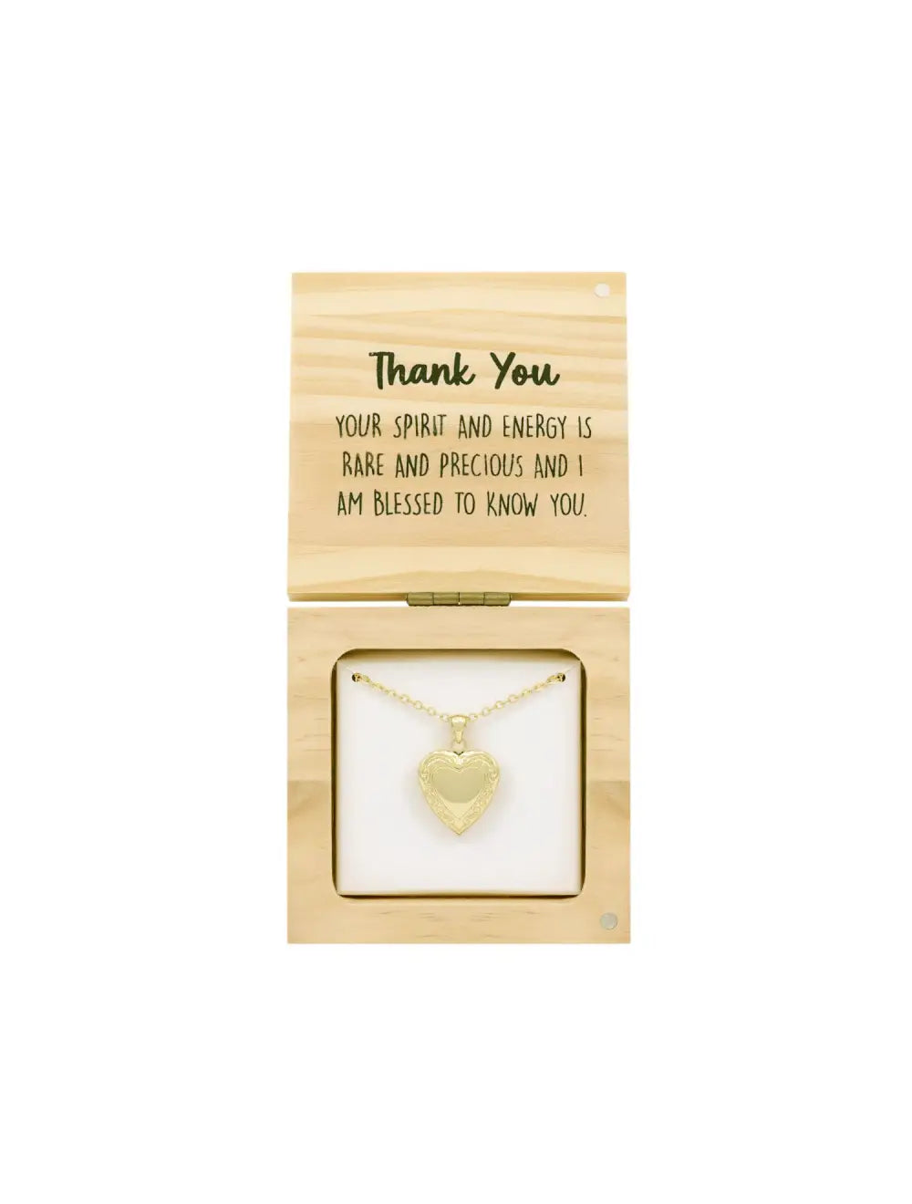 Heart & Soul Locket Necklace | Splosh