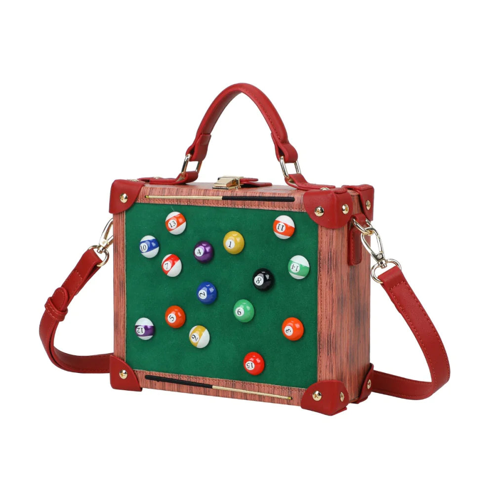 Cheers Street Billiard Box Bag | Vendula London